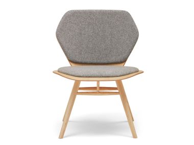 Upholstered ash chair EDELWEISS 297 Billiani