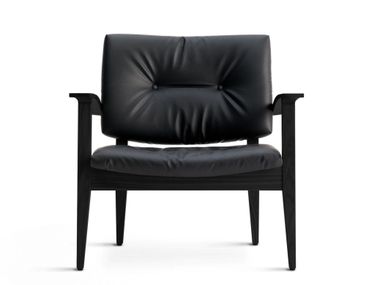 Beech easy chair with padded seat with armrests EILEEN 7C02 Billiani