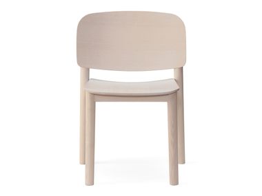 Stackable ash chair WHITE 130 Billiani