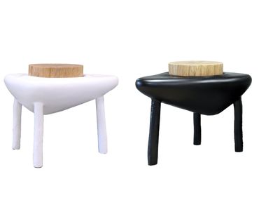 3-legged stool CRATÈRE Binome