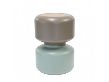 Sgabello basso in resina MODULE Binome