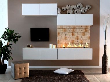 Built-in open bioethanol fireplace BKP BioKamino