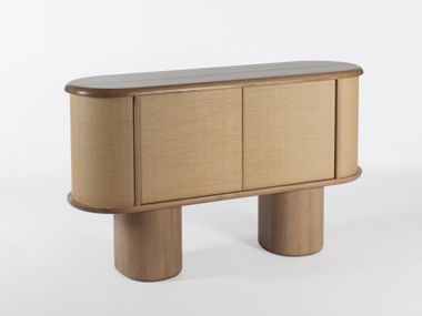 Sideboard aus Eichenholz mit Flügeltüren HOODOOS Biobject