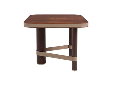 Tavolino quadrato in legno RUBAN Biobject