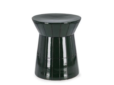 Monolithic terracotta coffee table ABBES Bizzotto