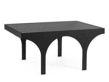 Mesa de centro retangular de aço com pintura à pó ARCHIE Bizzotto