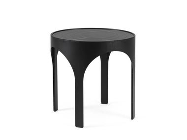 Round powder coated steel coffee table ARCHIE Bizzotto