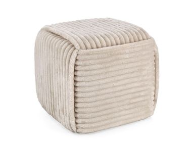 Pouf quadrato in tessuto CUBE Bizzotto