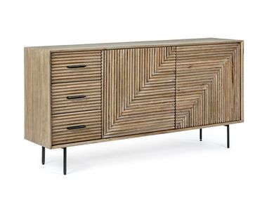 Mango sideboard with doors and drawers DARSEY Bizzotto