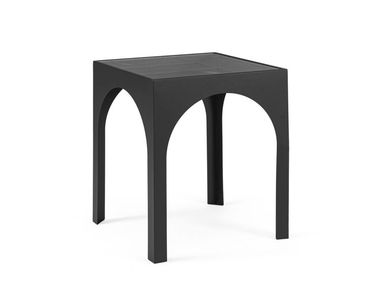 Square powder coated steel coffee table ARCHIE Bizzotto