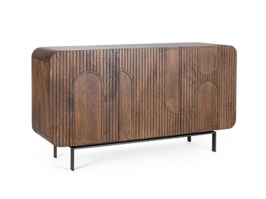 Mango sideboard with doors ORISSA Bizzotto