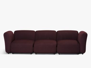 Modular fabric sofa SOMA Blå Station