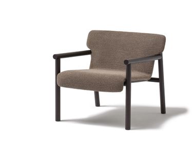 Fabric armchair with armrests CODA Blasco&Vila