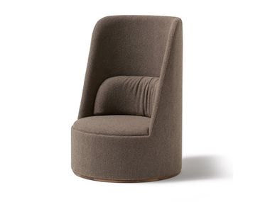 High-back fabric armchair MANT Blasco&Vila