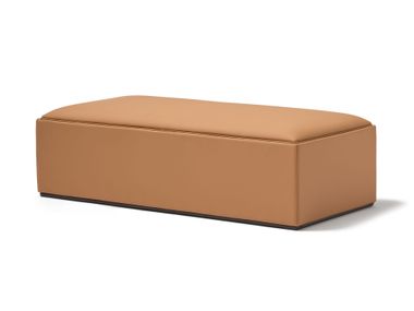 Upholstered faux leather bench MANT Blasco&Vila