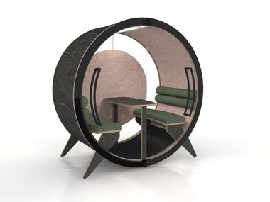 BlockO Quiet FOUR Office booth By BlockO.design