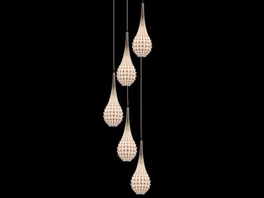 Bloomboom, DROP PERLÉE COMPOSITION TWIST Lampada a sospensione a LED