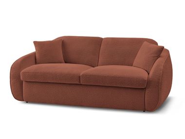 Double flip-up bouclé fabric sofa bed CEZANNE Bobochic Paris