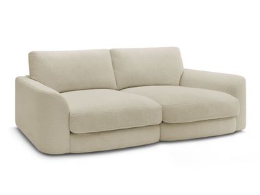 3 seater bouclé fabric sofa LEONORE Bobochic Paris