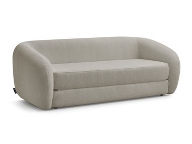 Double click-clack bouclé fabric sofa bed NEYO Bobochic Paris