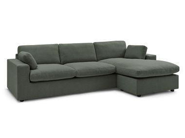Fabric sofa with chaise longue BELAIR Bobochic Paris