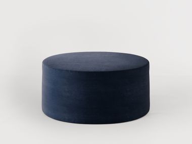 Round fabric pouf BASIC Bolzan