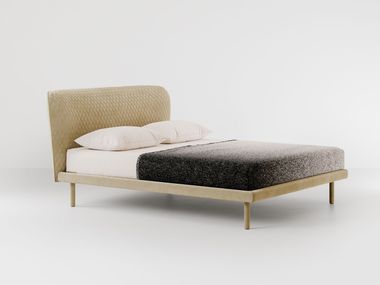Fabric double bed COROLLE Bolzan