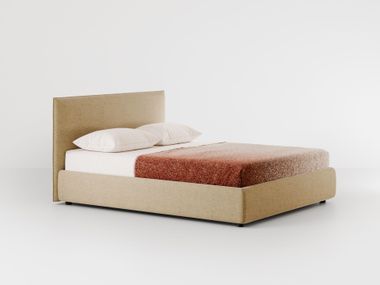 Doppelbett aus Stoff mit Bettkasten EDEN Bolzan