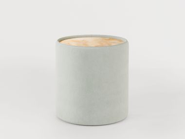 Round fabric pouf EDITH Bolzan