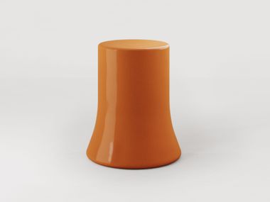 Round terracotta coffee table IN GIRUM Bolzan
