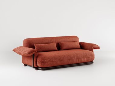 Sofá cama doble de tela MATE Bolzan