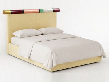 Doppelbett aus Stoff und Keramik ROSARY Bolzan