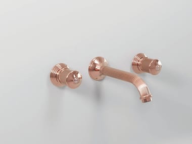 Bongio, IMPERO Rubinetto per lavabo a muro a 3 fori