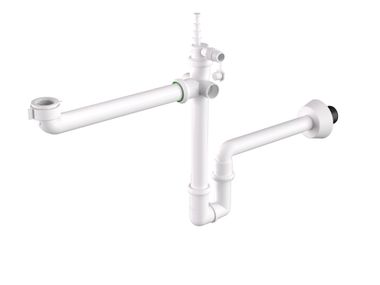 Bonomini, U-PLUS Sifone salva-spazio tubolare per lavabo