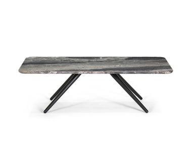 Rectangular marble coffee table LIGHT Borzalino