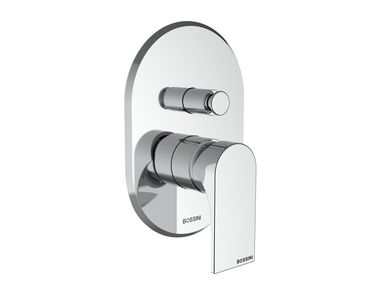 External chromed brass shower mixer APICE/2 2 WAYS Bossini