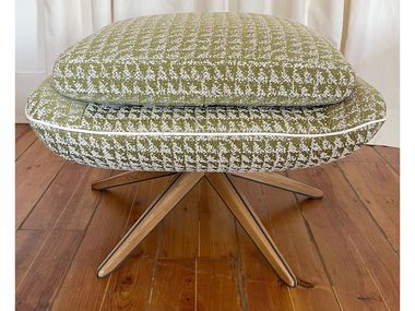 Fabric footstool OTTO Botaca