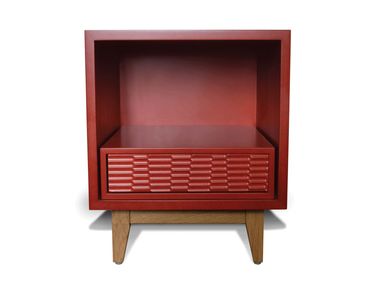 Comodino quadrato in Valchromat® PIGMENTOS Botaca