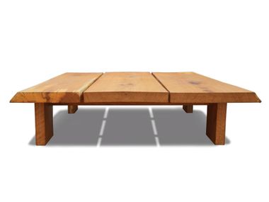 Mesa de centro quadrada RÚSTICA Botaca