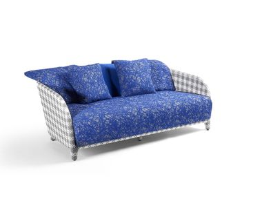 Divano da giardino in tessuto TARTAN Braid