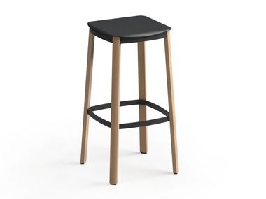 Barstool with four-legged frame NATE Brunner