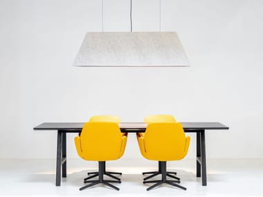 BuzziSpace, BuzziShade Square Lampada a sospensione acustica in tessuto