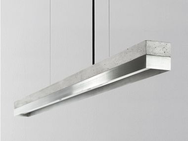 Lampada a sospensione a LED a luce diretta in acciaio inox [C1] STAINLESS STEEL GANTlights