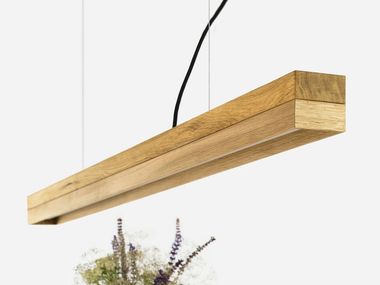 Lampada a sospensione a luce diretta a LED in rovere [C1o] OAK GANTlights