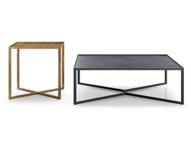 Square metal coffee table CABARET Capo d’Opera