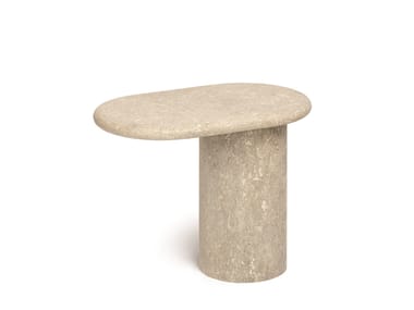 Marble side table CANTILEVER S | Marble coffee table