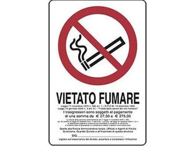 Cartello CARTELLO VIETATO FUMARE