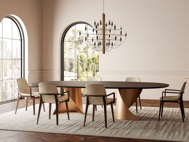Rectangular wooden table THOLOS CASA +39