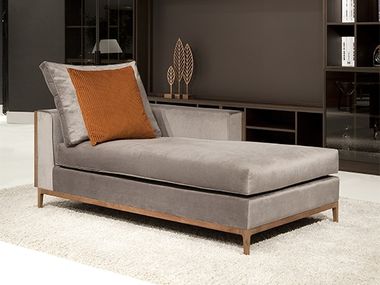 Dormeuse imbottita in tessuto CASABLANCA Mobi