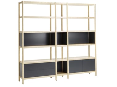 Karl Andersson, CAVETTO Libreria a giorno componibile in legno con cassetti